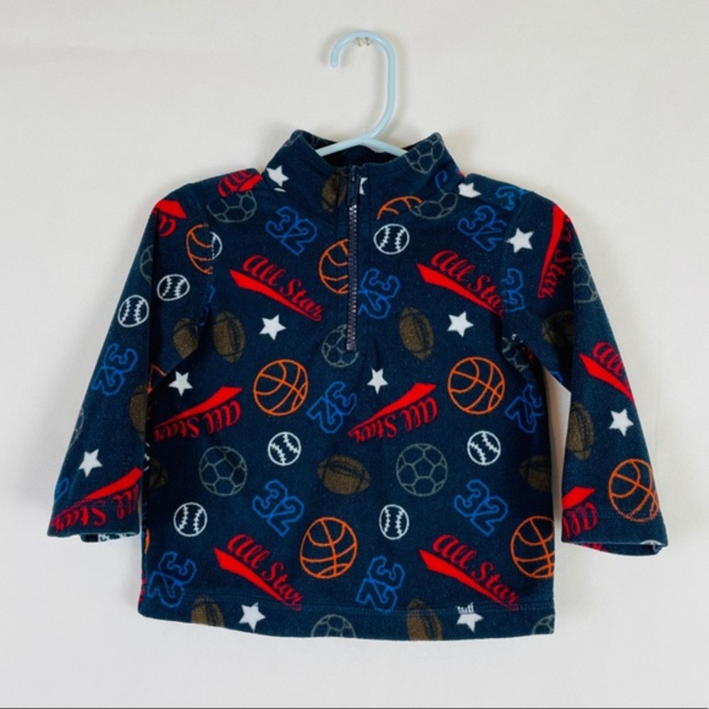 Koala baby sport all star quarter zip pullover 12M